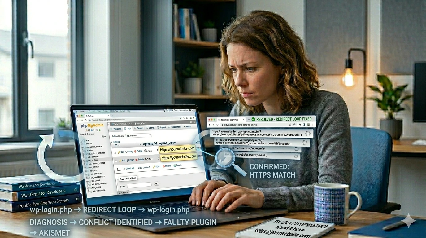 wp_options URL settings in phpMyAdmin