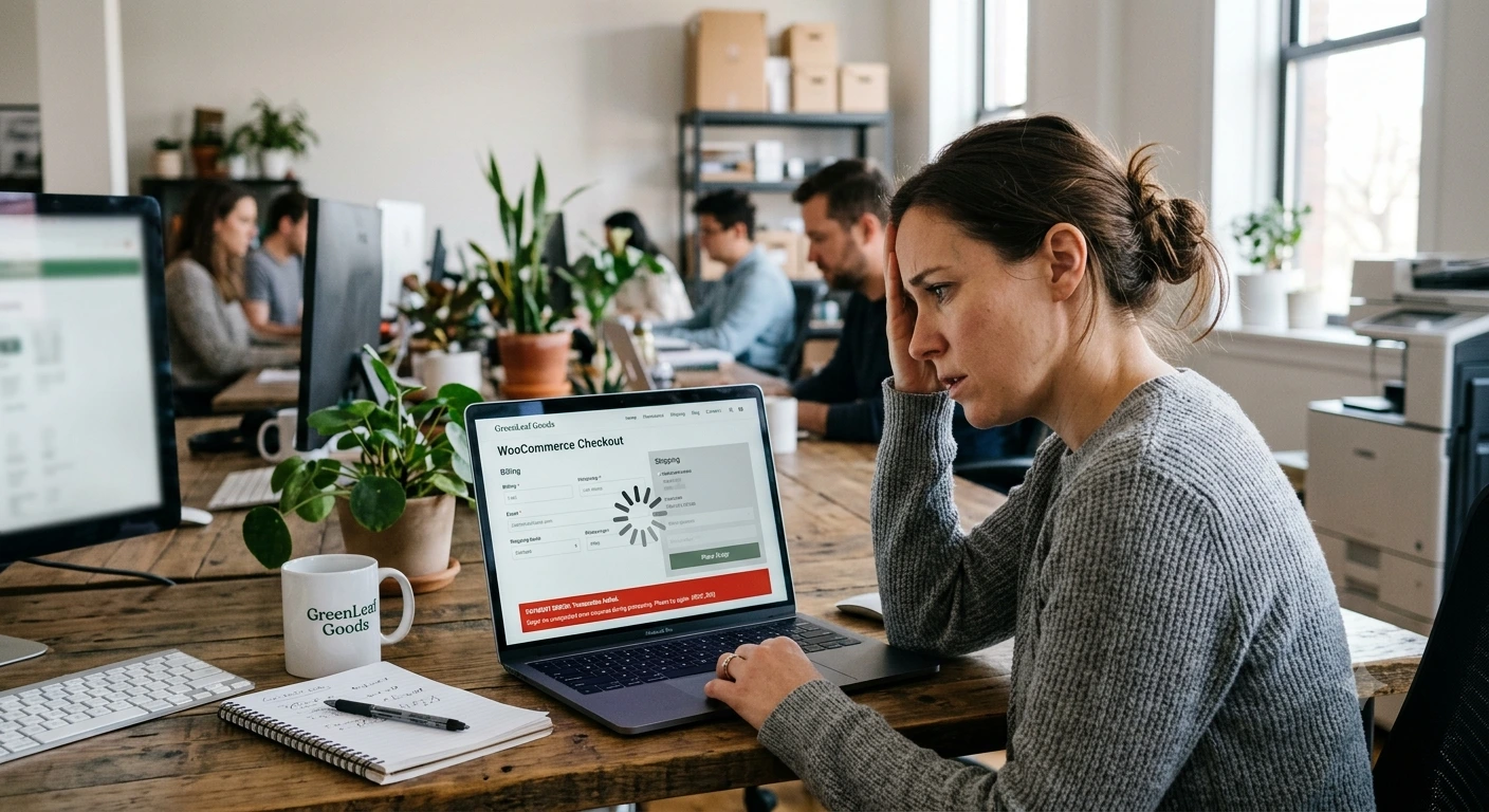 Broken WooCommerce checkout page